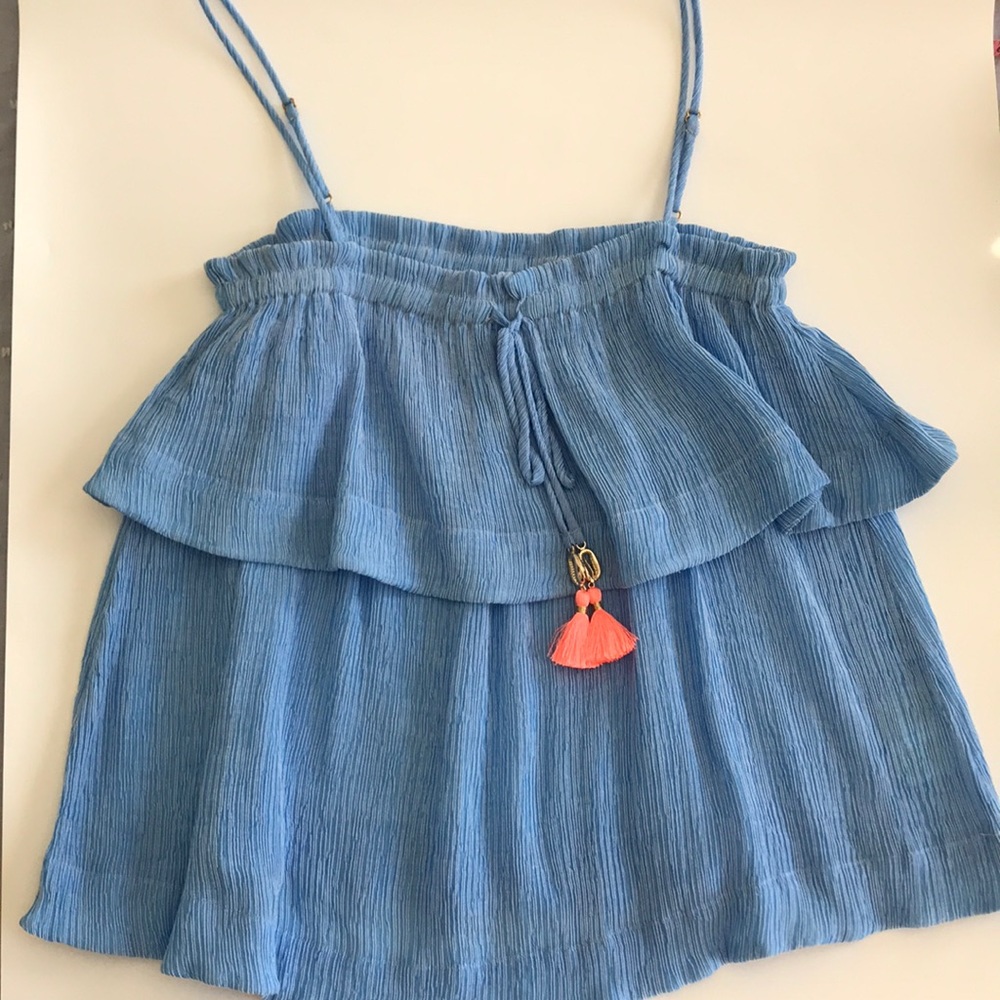 Lilly Pulitzer top with tassels